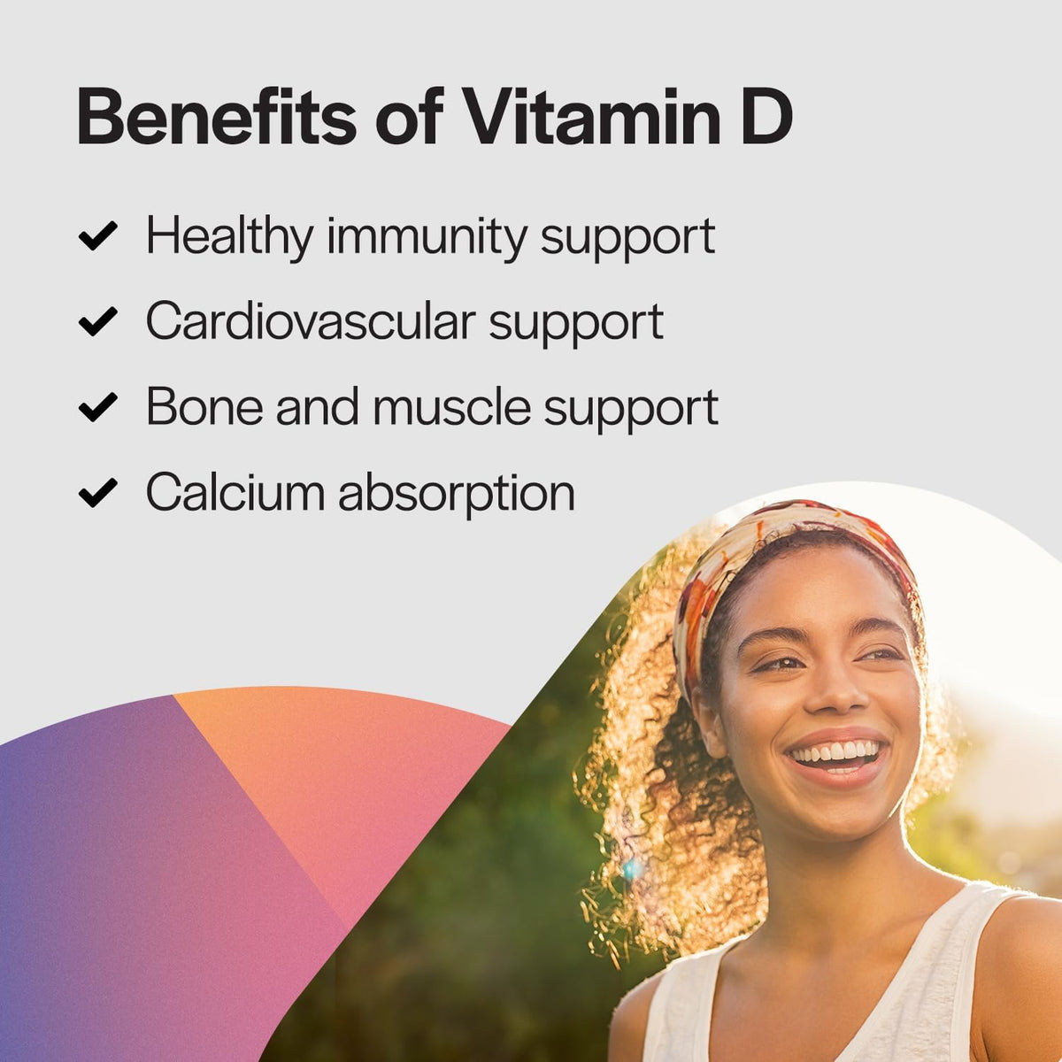 PureFormulas Vitamin D3 1,000 IU (25 mcg) – Premium Vitamin D Supplement for Bone Health, Immune Support, and Overall Wellness – Non-GMO – 100 Tablets - görsel 5