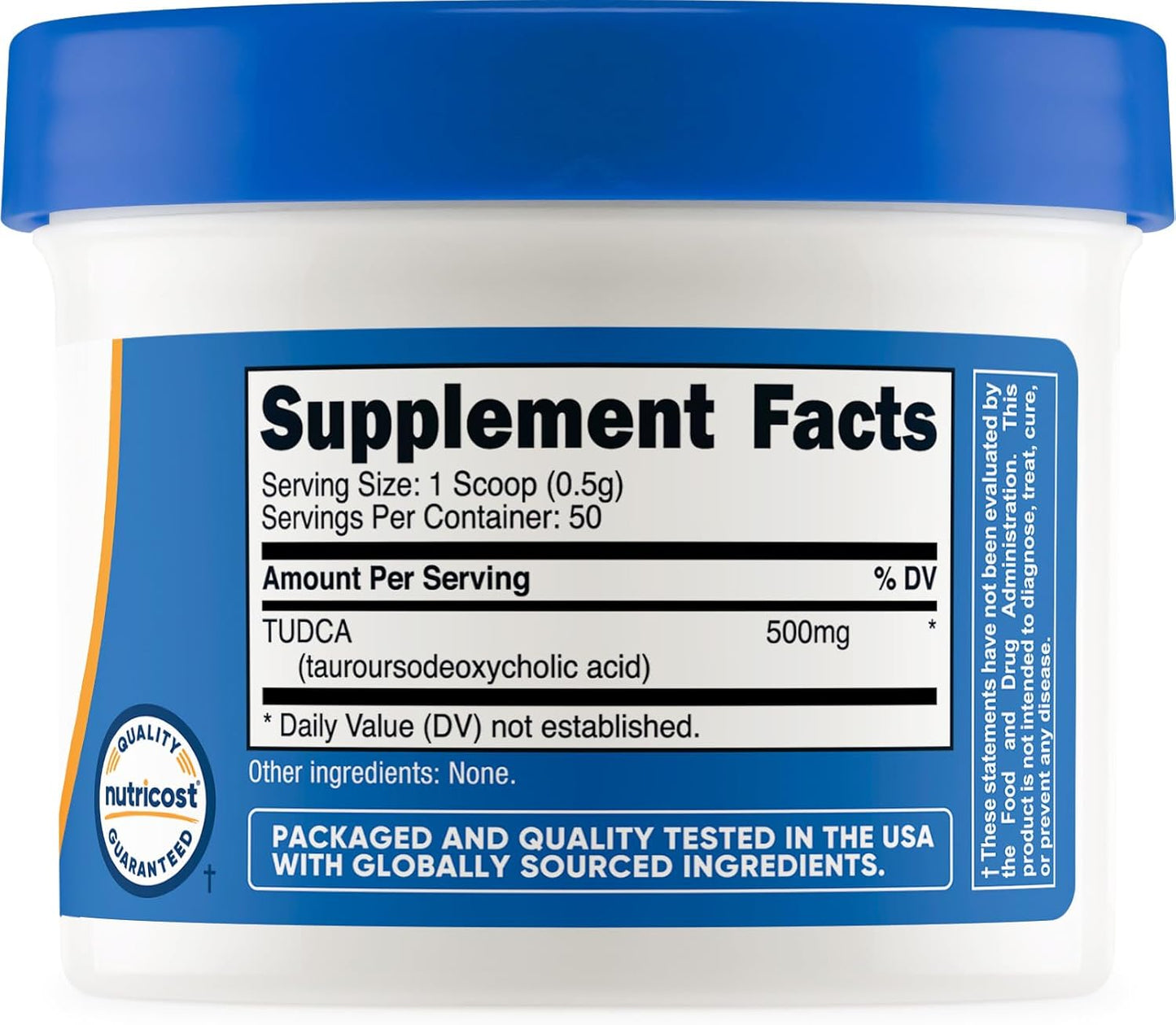 Nutricost TUDCA Powder (Tauroursodeoxycholic Acid) – 25 Grammes, Gluten-free, Non-GMO - görsel 5