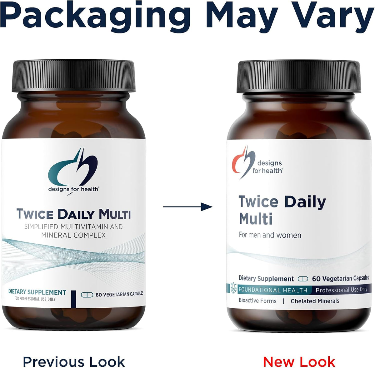 Designs for Health Methylated Multivitamin – Twice-Daily Formula with Methylated B12 and Folate, Without Iron (60 Capsules) - görsel 6