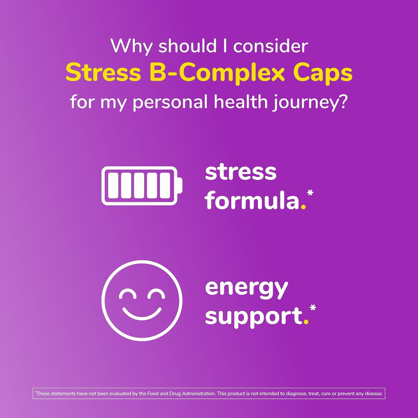 Twinlab Stress B-Complex Capsules - Energy Support Supplement with Vitamin B12 and B6, 250 Capsules - görsel 5