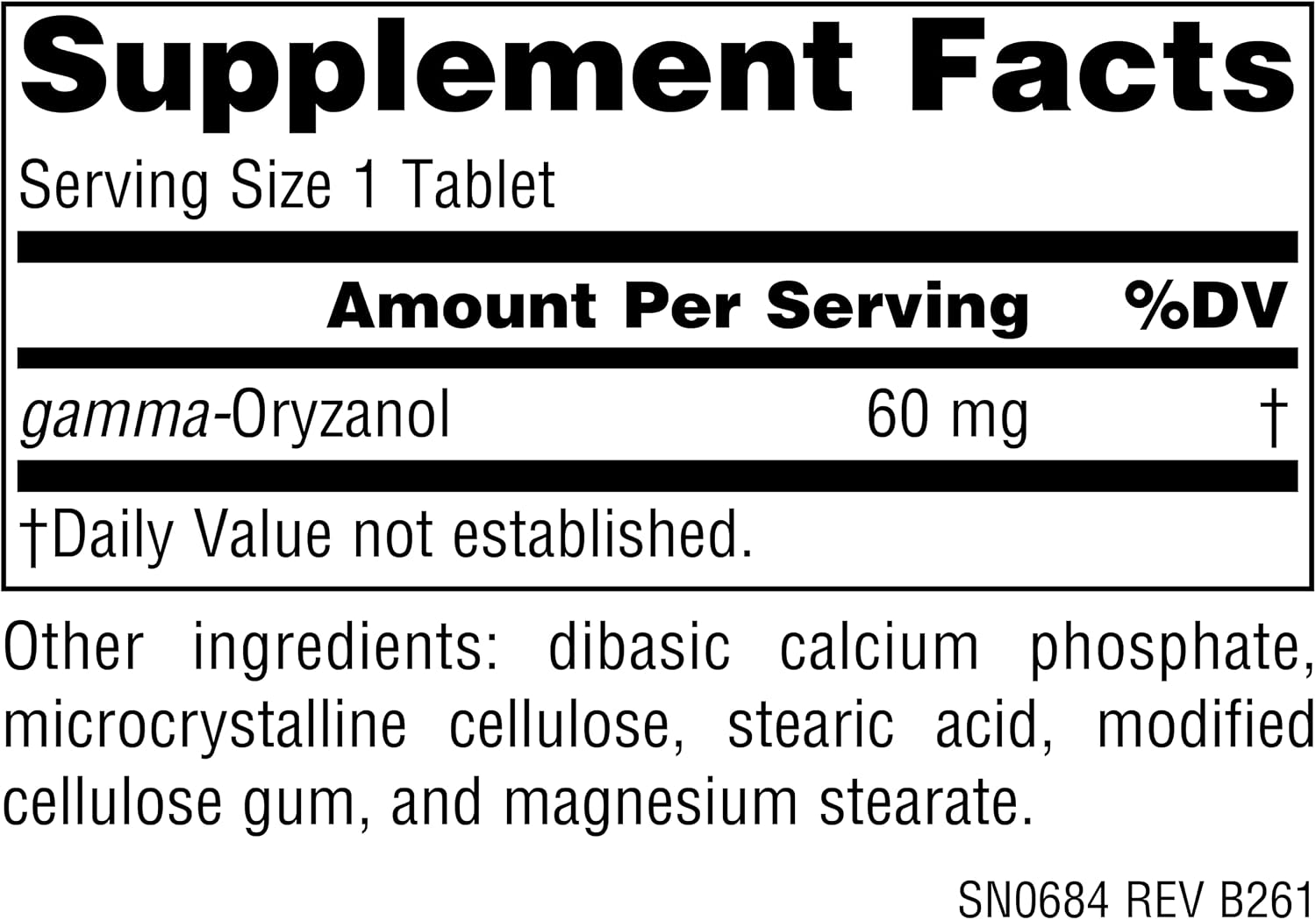 Source Naturals Gamma Oryzanol 60 mg - Athletic Series Food Supplement - 100 Tablets - görsel 2