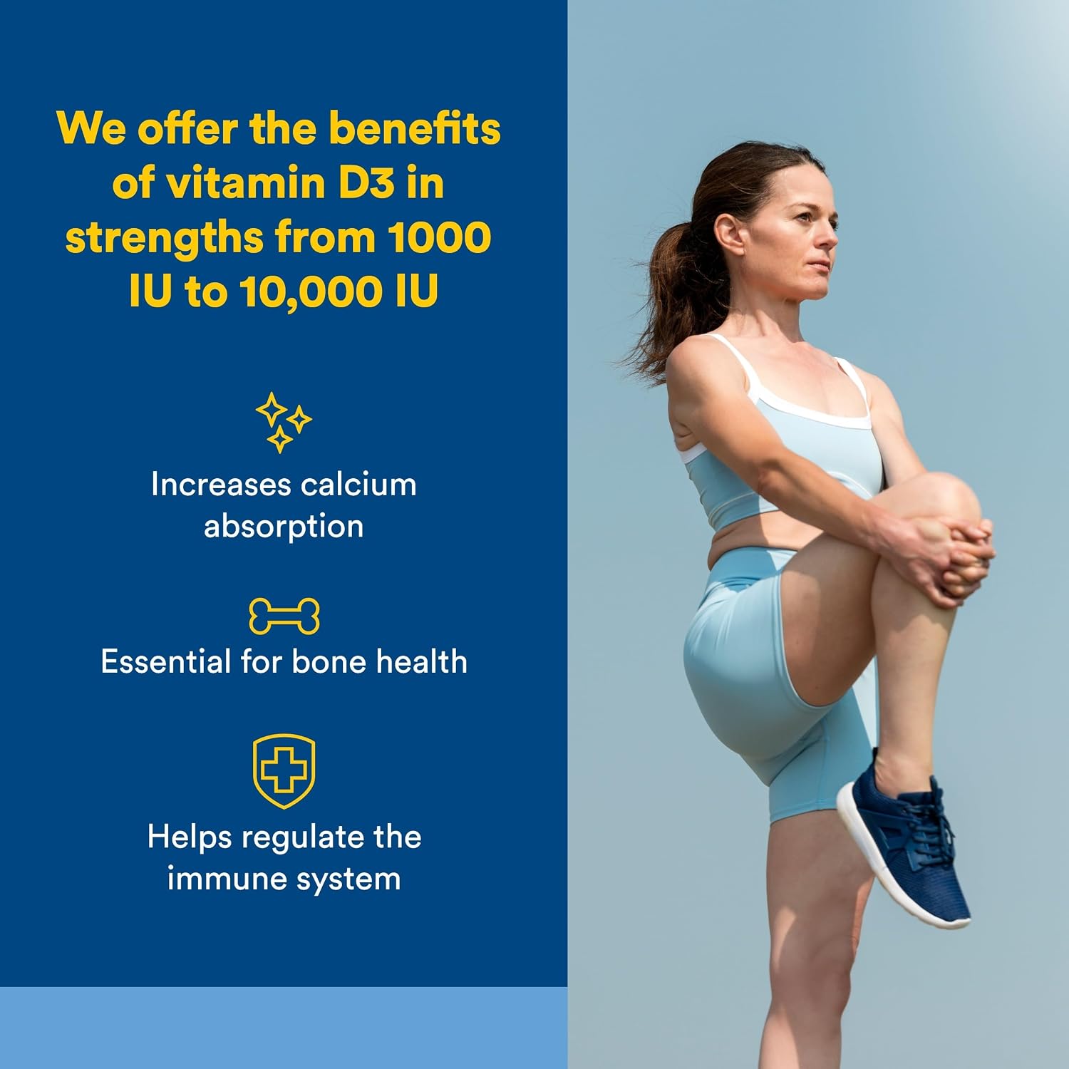 Natural Factors Vitamin D3 1000 IU (25 mcg) – 180 Tablets - görsel 2