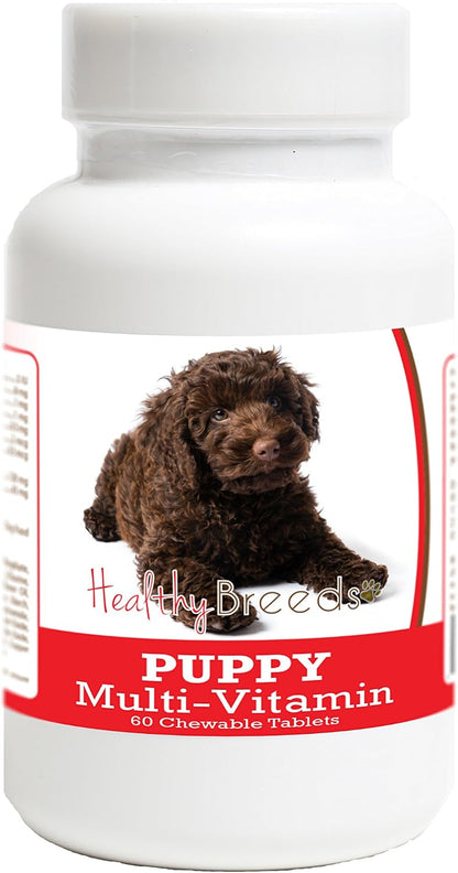 Healthy Breeds Labradoodle Puppy Dog Multivitamin Tablets 60 Count