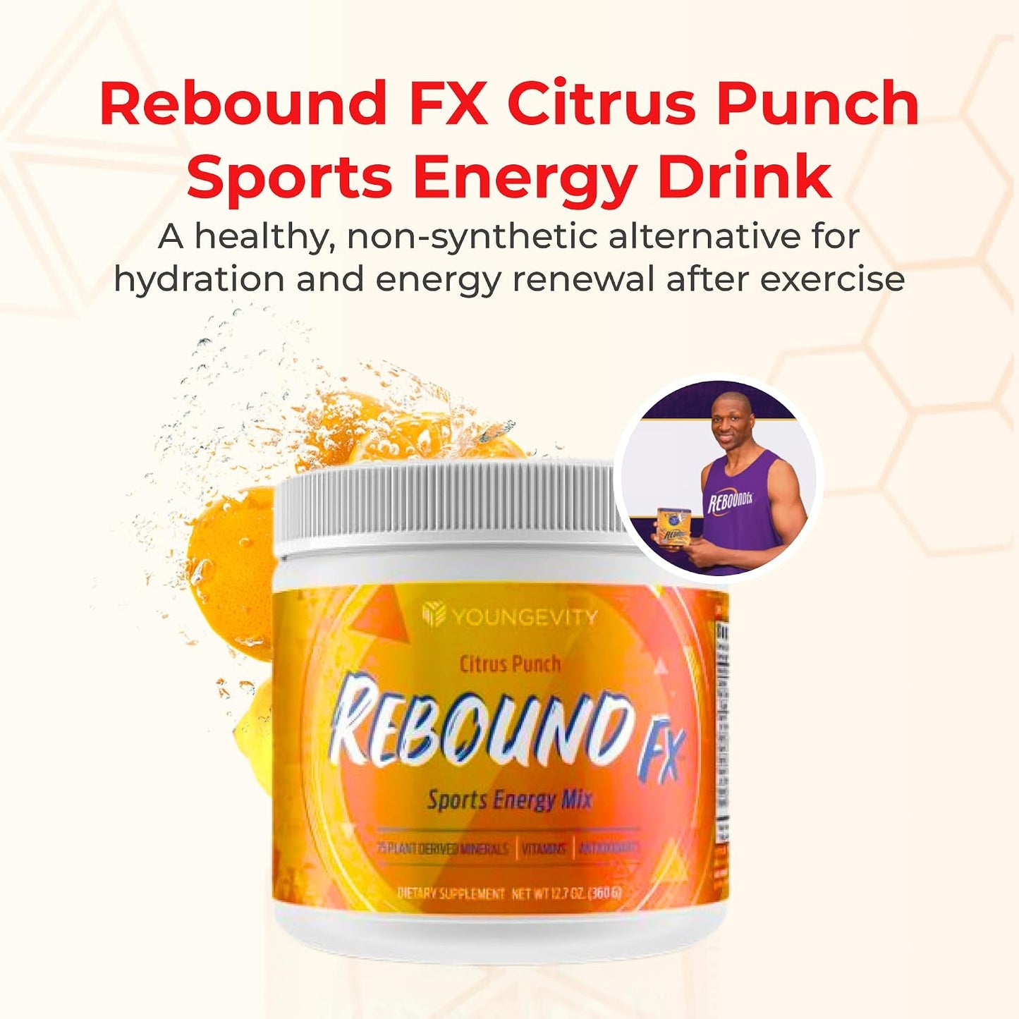 Youngevity Rebound FX Citrus Powder, 360 g - görsel 2