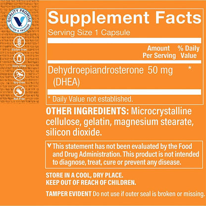 DHEA 50mg, Hormonal and Healthy Ageing (120 Capsules)