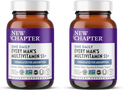 New Chapter One Daily Every Man's Multivitamin 55+ (48 Tablets)
