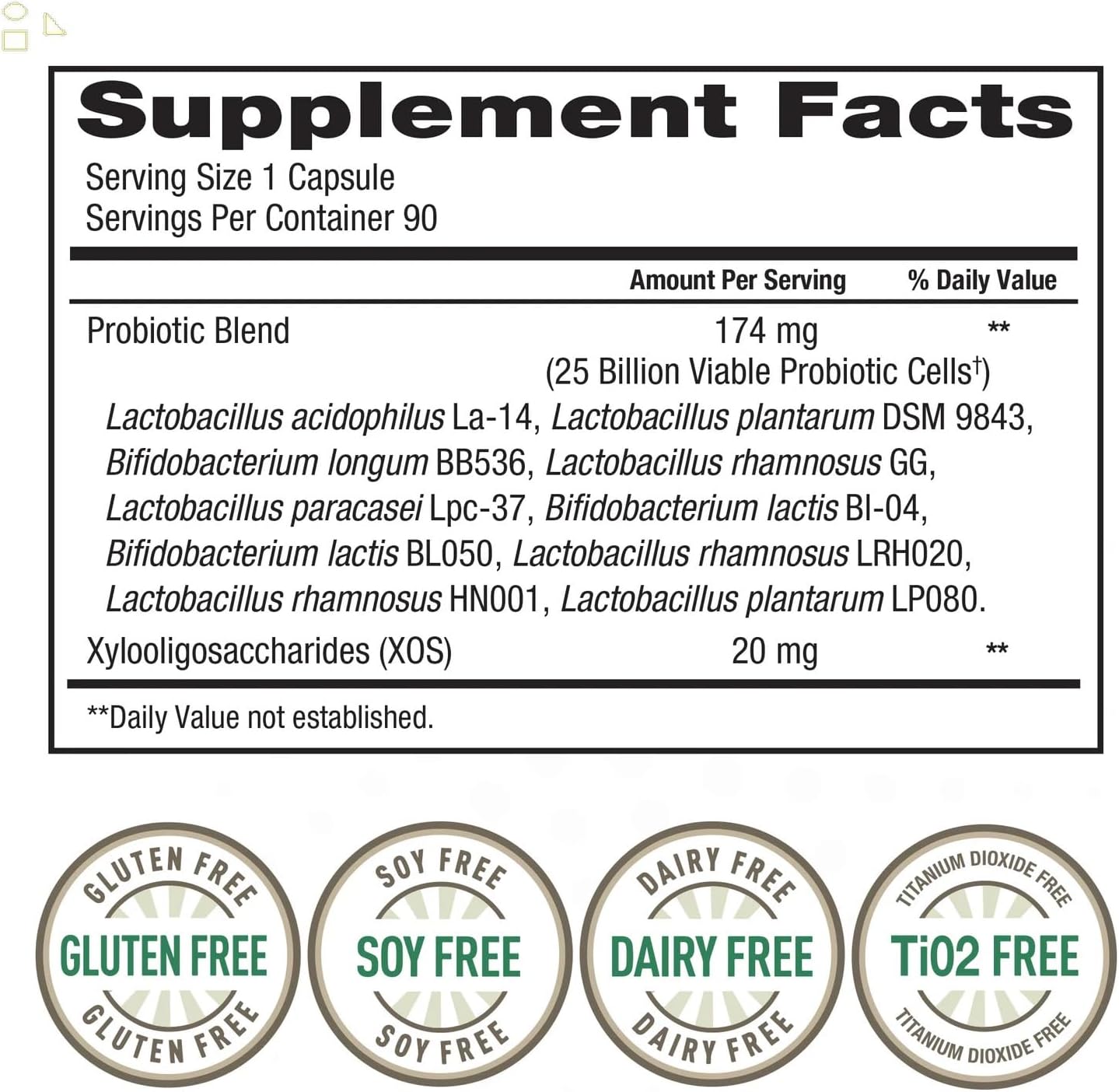 OProCyn Tru Nature Women's Daily Probiotic - 90 Capsules - görsel 2