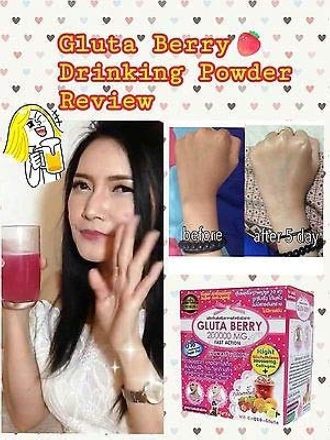 Gluta Berry Glutathione and Collagen Drink Mix, 10 Sachets - görsel 3