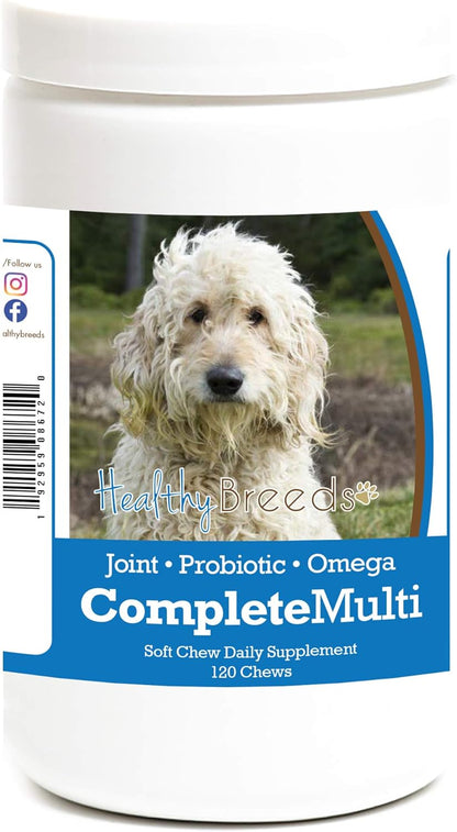 Healthy Breeds Goldendoodle All-in-One Multivitamin Soft Chew - 120 Count