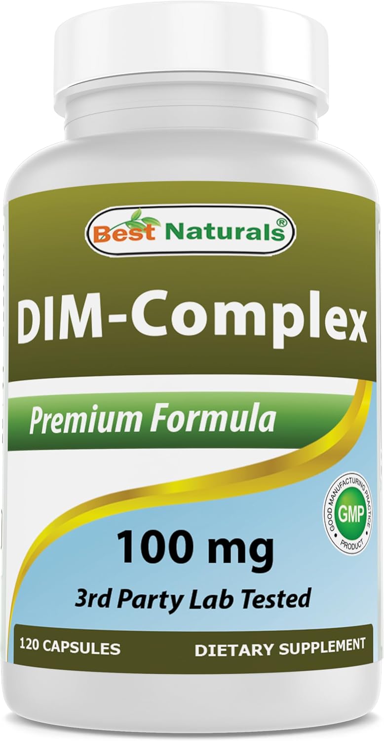 Best Naturals DIM Complex 100 mg - 120 Capsules (Pack of 3) - görsel 8