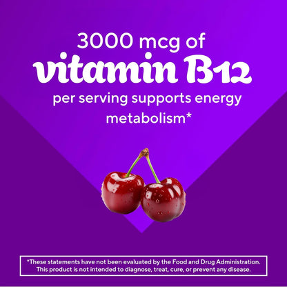 vitafusion Extra Strength Vitamin B12 Gummies - Cherry Flavour, 90 Gummies