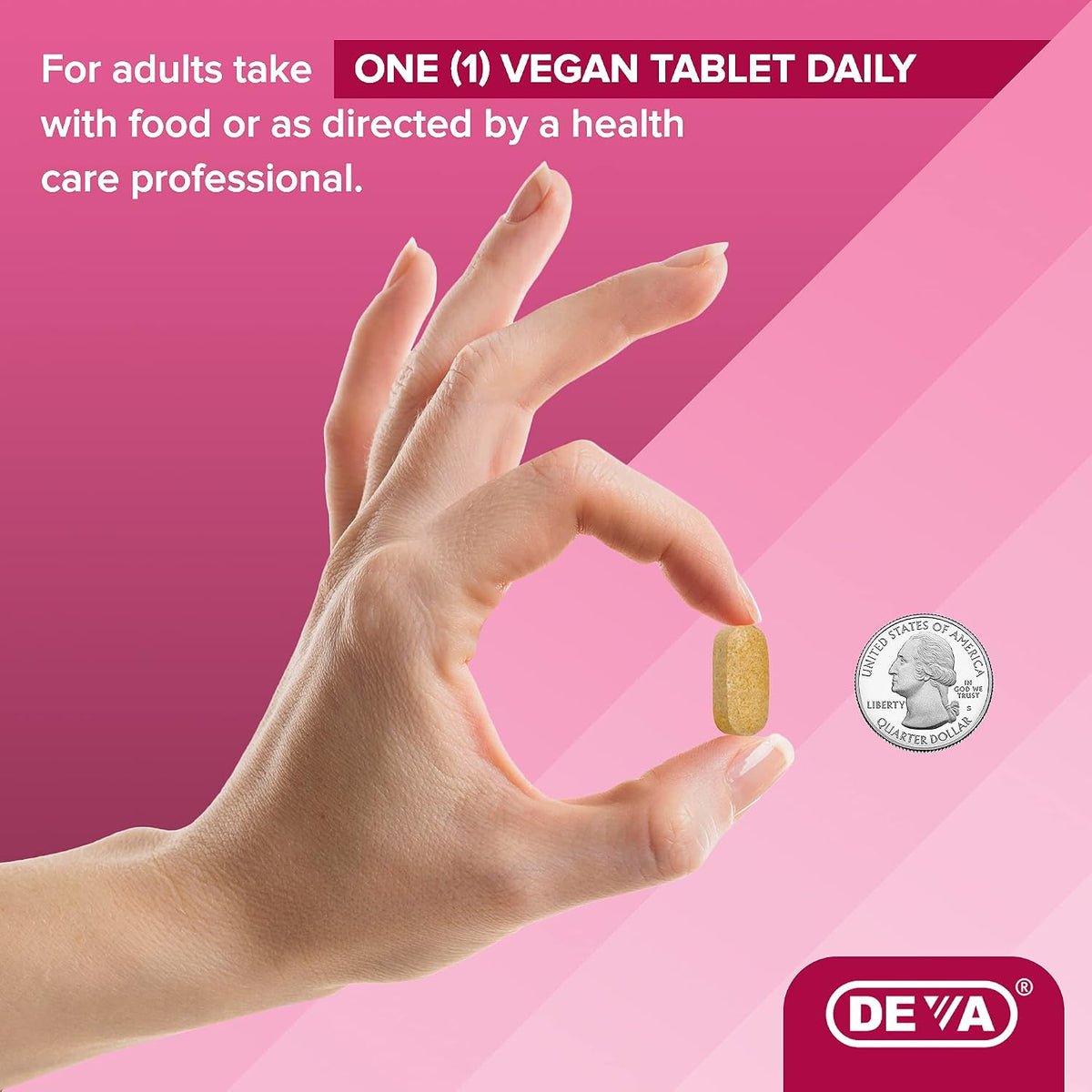 Deva Vegan Hair, Nails & Skin Supplement – 90 Tablets - görsel 5