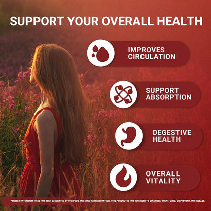Cayenne Pepper Drops with Vitamin D3 K2 and Beetroot Powder | Buporai