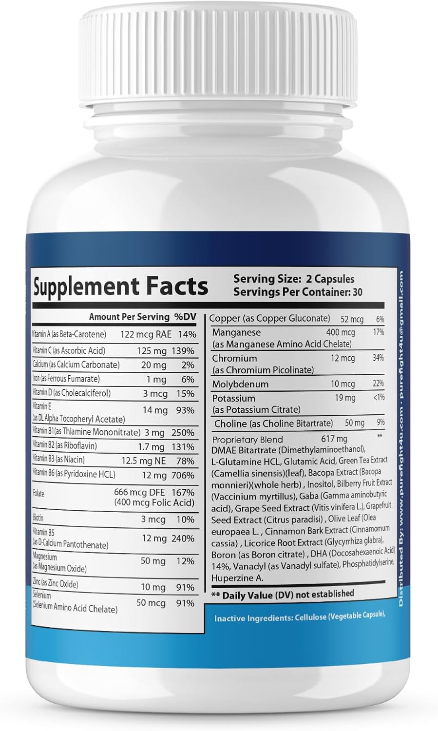 Reawaken Advanced, Brain Function Food Supplement, Brain Boost Formula | 60 Capsules - görsel 2