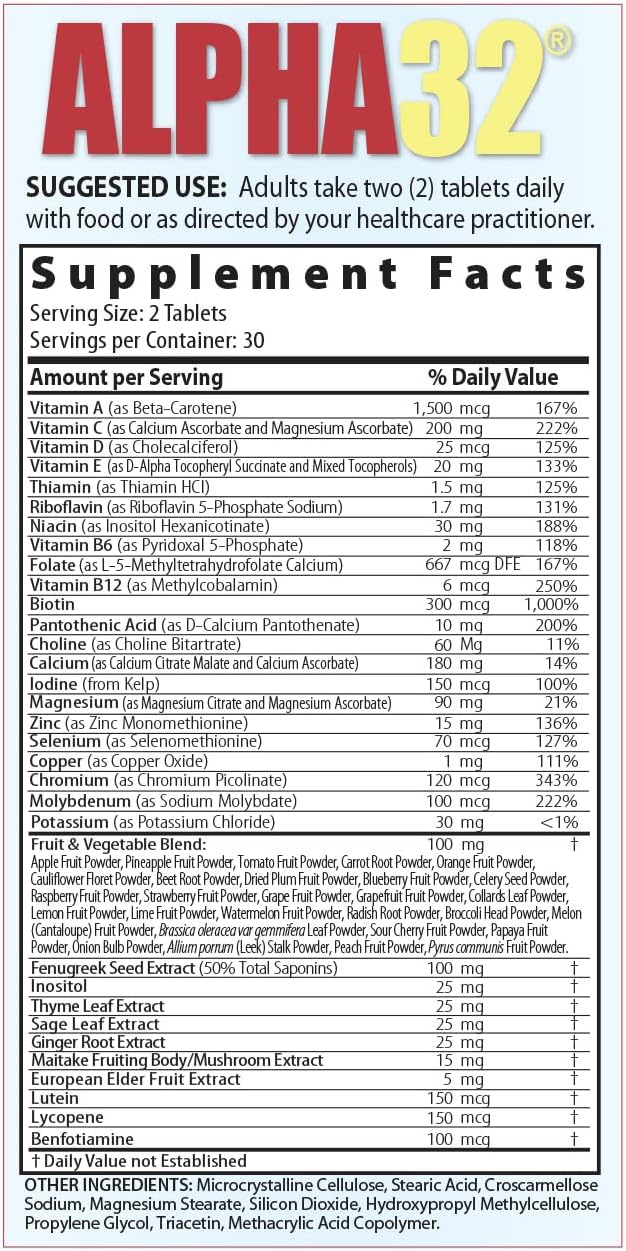 Medix Select ALPHA32 Daily Multivitamin - görsel 2