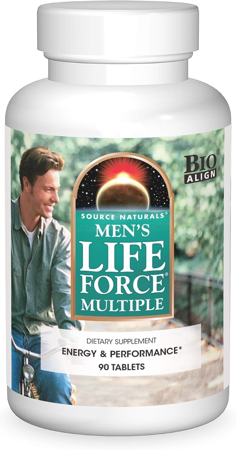 Source Naturals Men's Life Force Daily Multivitamin - 180 Tablets - görsel 1