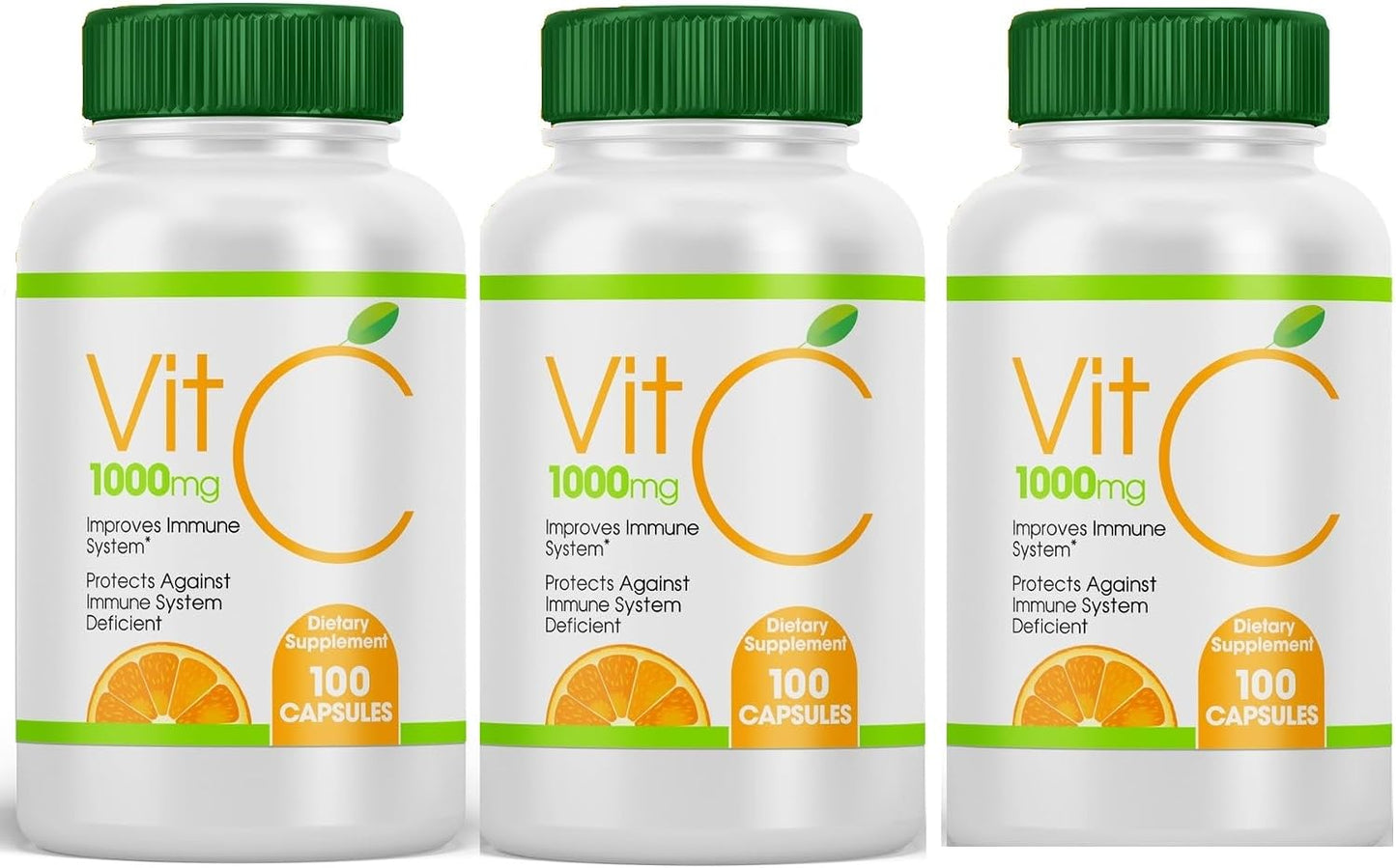 Natural Lab 3 Bottles Vitamin C 1000mg 300 Capsules – Immune Support - görsel 1