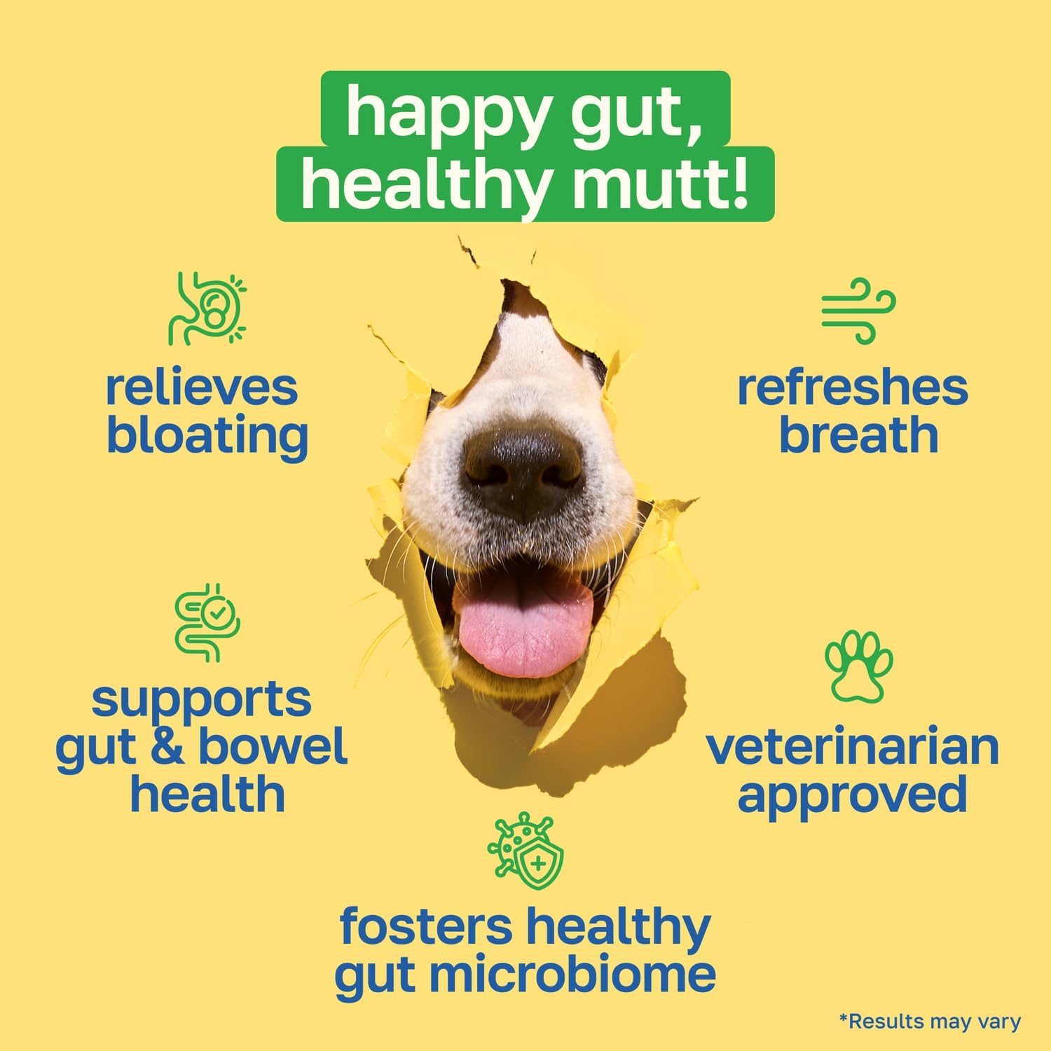 Happy Paws Probiotics for Dogs - Gut Health, Skin, Coat and Immune Support - 200 Soft Chews - görsel 2