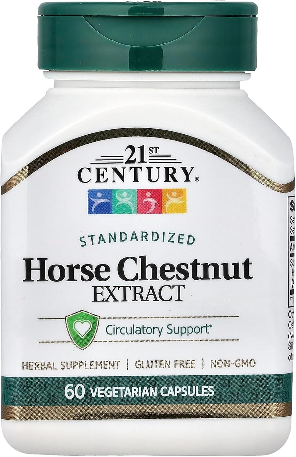 21st Century Horse Chestnut Extract, Standardised, 60 Vegetarian Capsules (300 mg per Capsule) - görsel 1