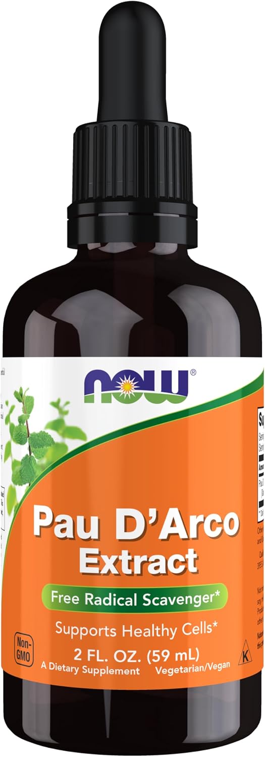 NOW Foods Pau D'Arco Extract Liquid – 2 oz - görsel 1