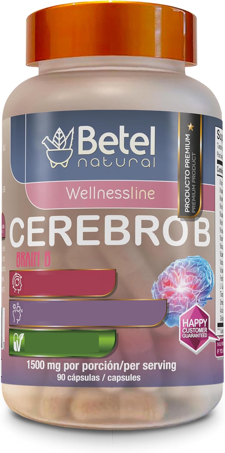 Betel Natural Cerebro B+ B-Complex Capsules - 90 Capsules - görsel 1