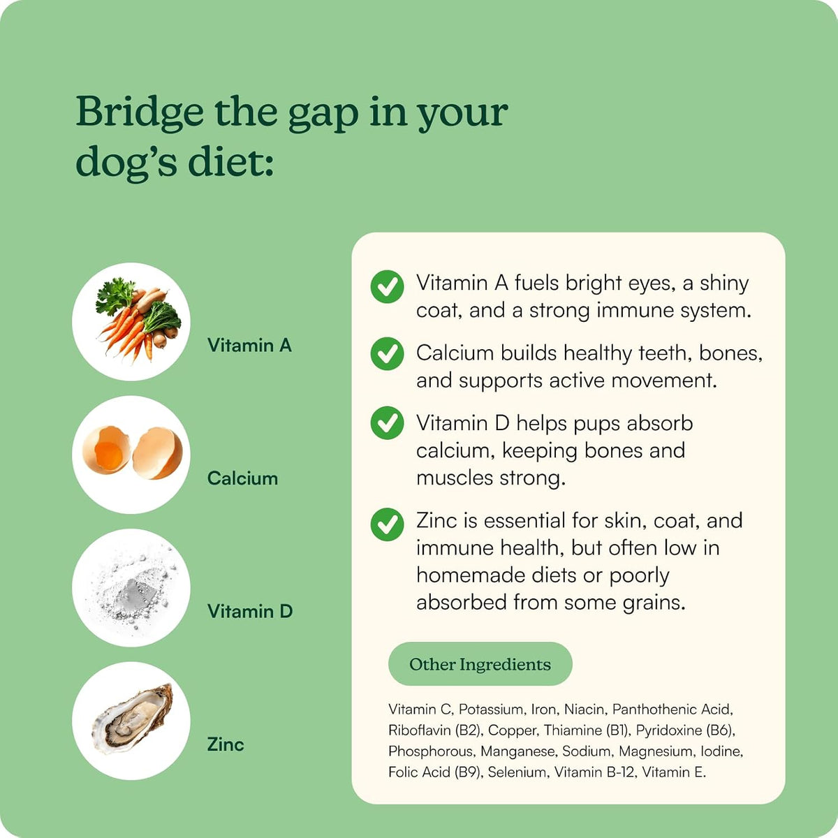 Reggie Morning Multivitamins for Dogs – – Vitamin E – Promotes healthy skin and coat, and helps maintain cell – Image 3