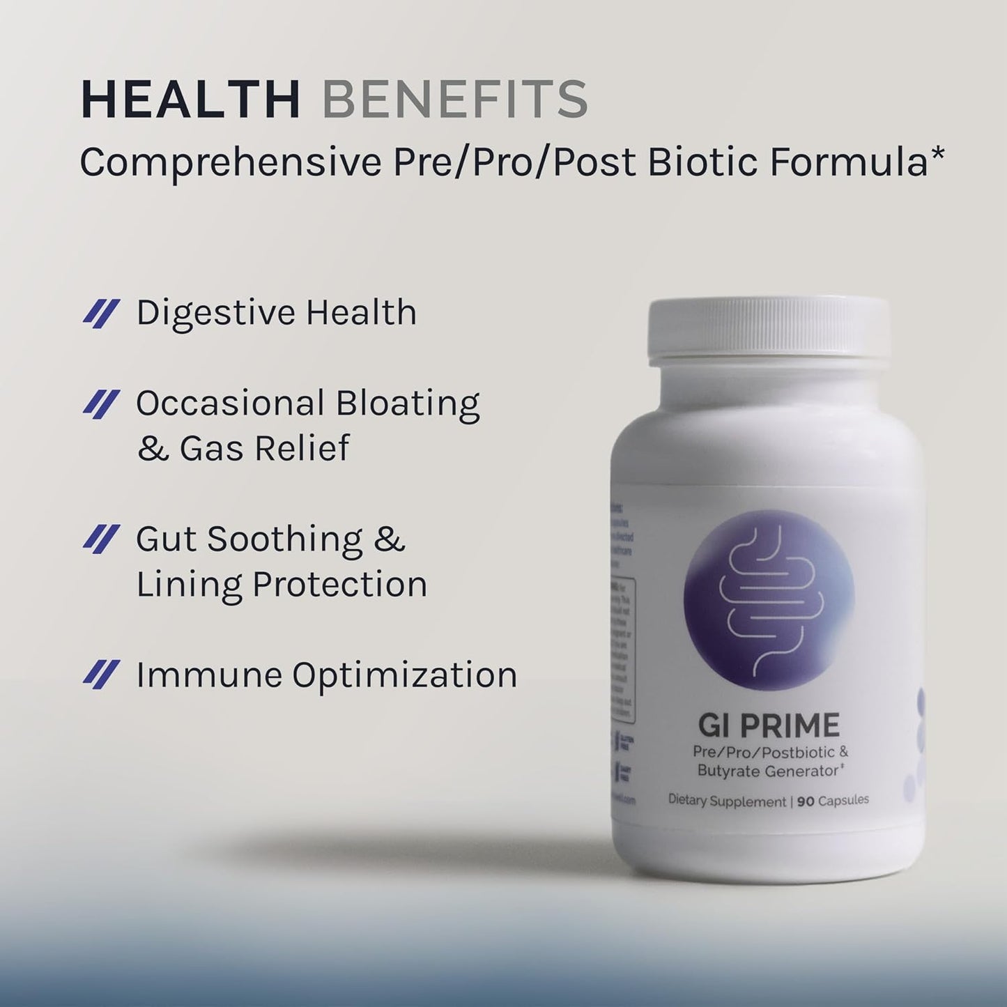 InfiniWell GI Prime - Pre, Post & Probiotics for Digestive Health (90 Capsules) - görsel 2