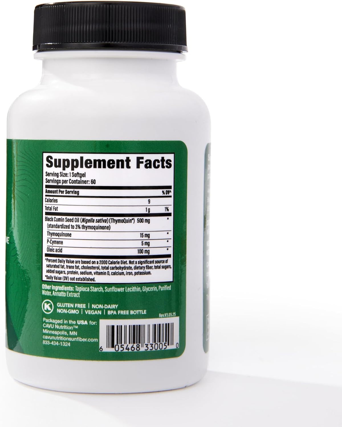 Gut Health Supplements for Healthy Digestion & Gut Repair | Advanced Formula with Bioavailable Black Seed Oil with 3% Thymoquinone | Gut Health Supplements for Women & Men | 60 Soft gel capsules - görsel 2