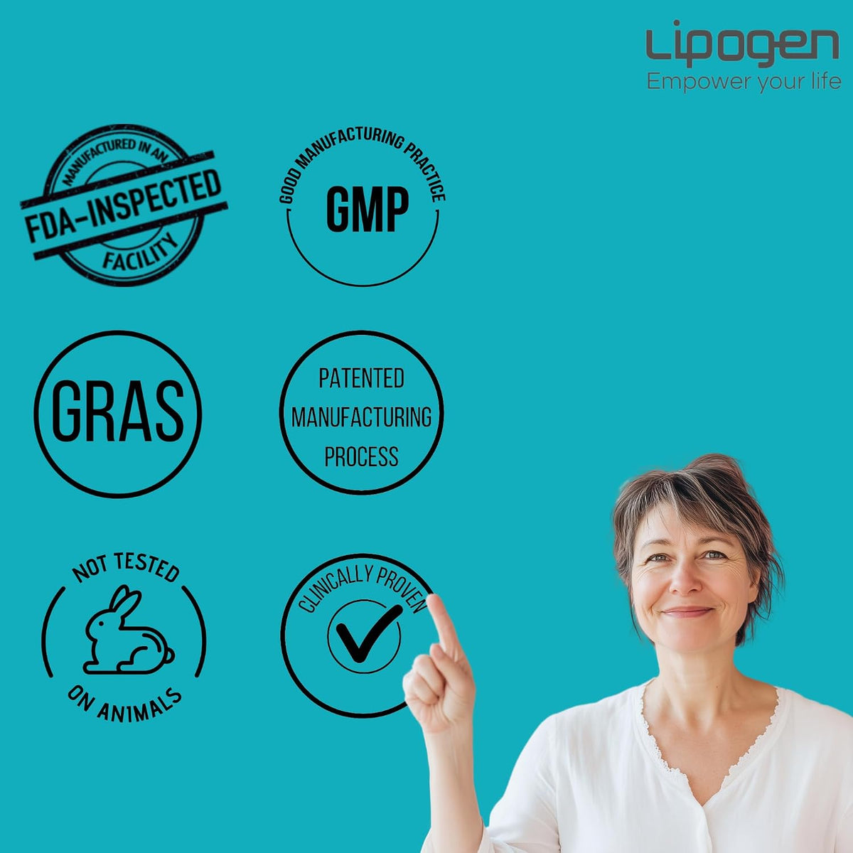 Lipogen PSPA - Stress Relief Supplement and Cortisol Manager - görsel 8