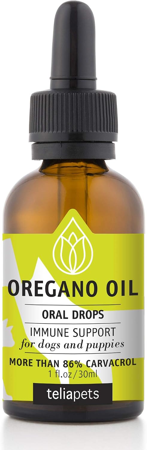 Vetercure Oregano Oil Oral Drops for Dogs & Puppies – Natural Immune Support Supplement - görsel 1
