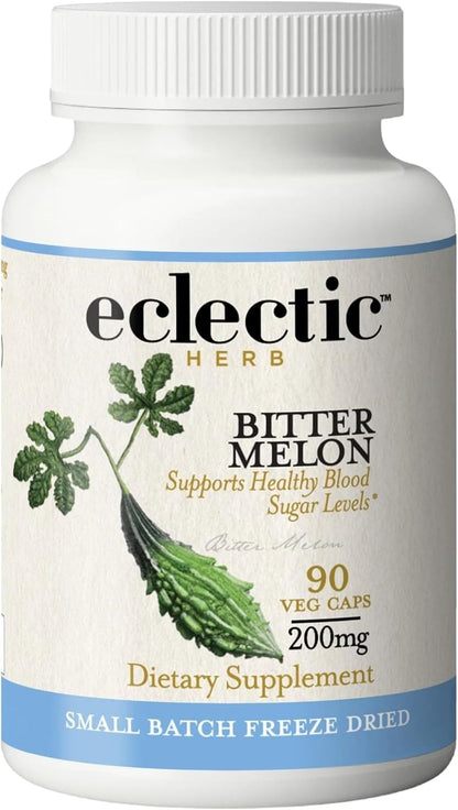Eclectic Herb Bitter Melon Capsules - Digestion & Immune Support - 200 mg, 90 Capsules