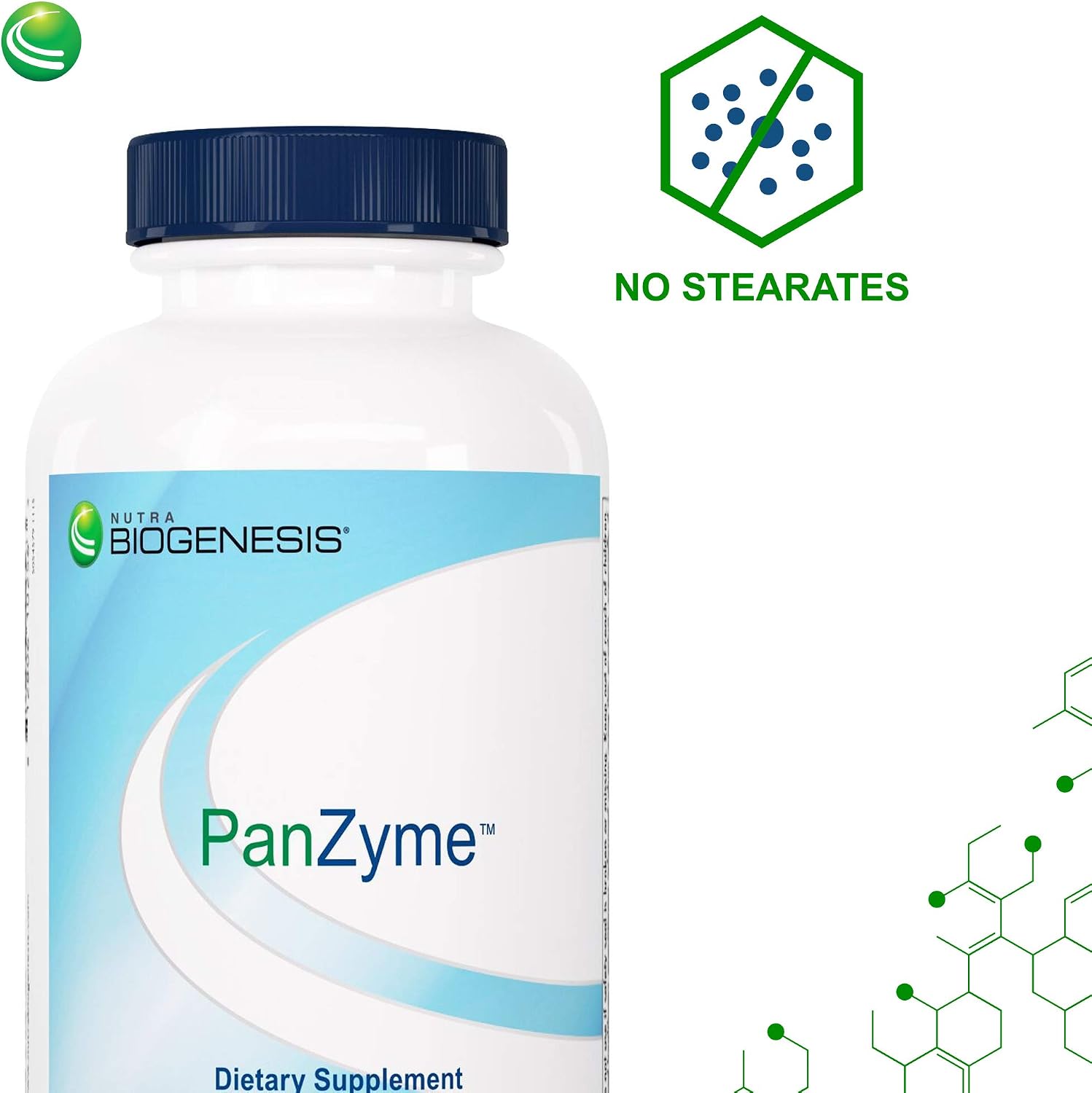 Nutra BioGenesis PanZyme – Betaine HCl with Pepsin, Pancreatin, Lipase and Protease – 180 Capsules - görsel 4