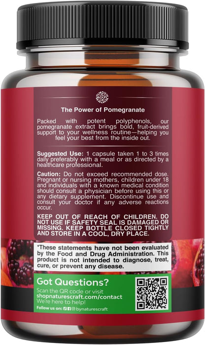 High Potency Pomegranate Extract Capsules
