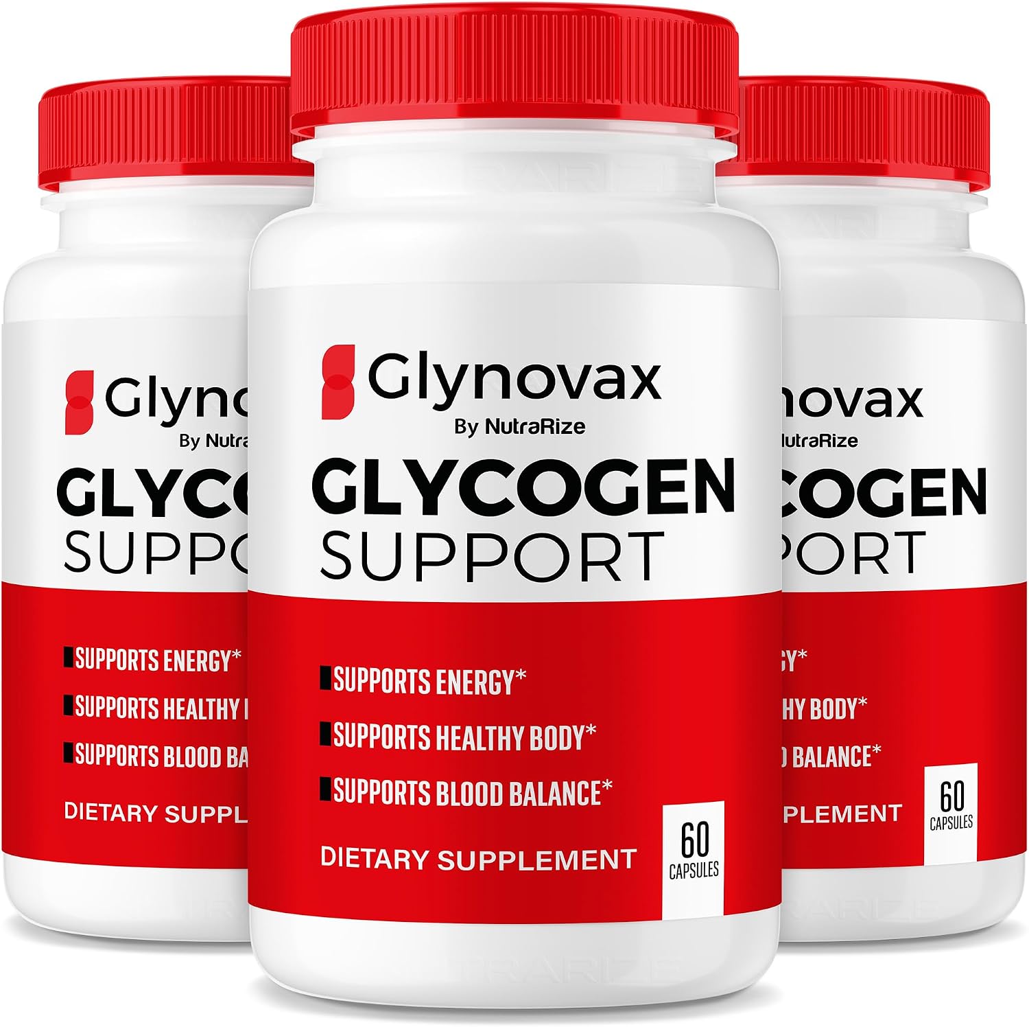 NutraRize Glynovax – Glycogen Support Formula (180 Capsules, 3 Pack) - görsel 1