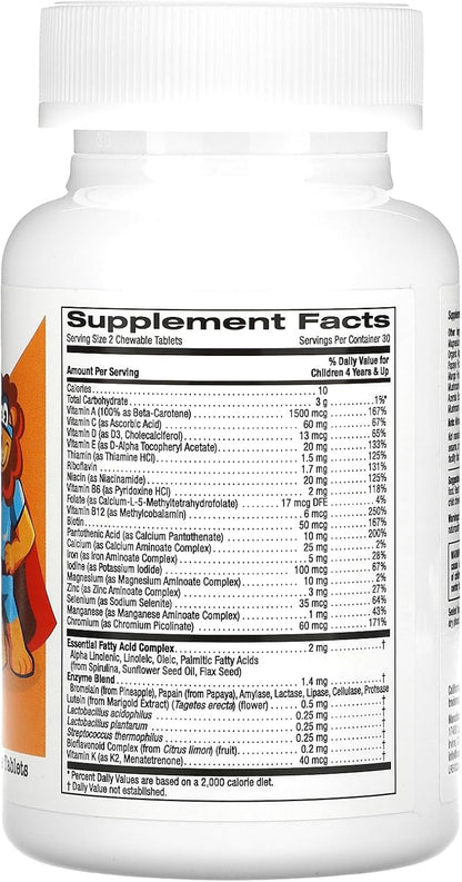 California Gold Nutrition Kids Multivitamin – Vitamin D and Calcium: Essential for normal bone development and – Image 2