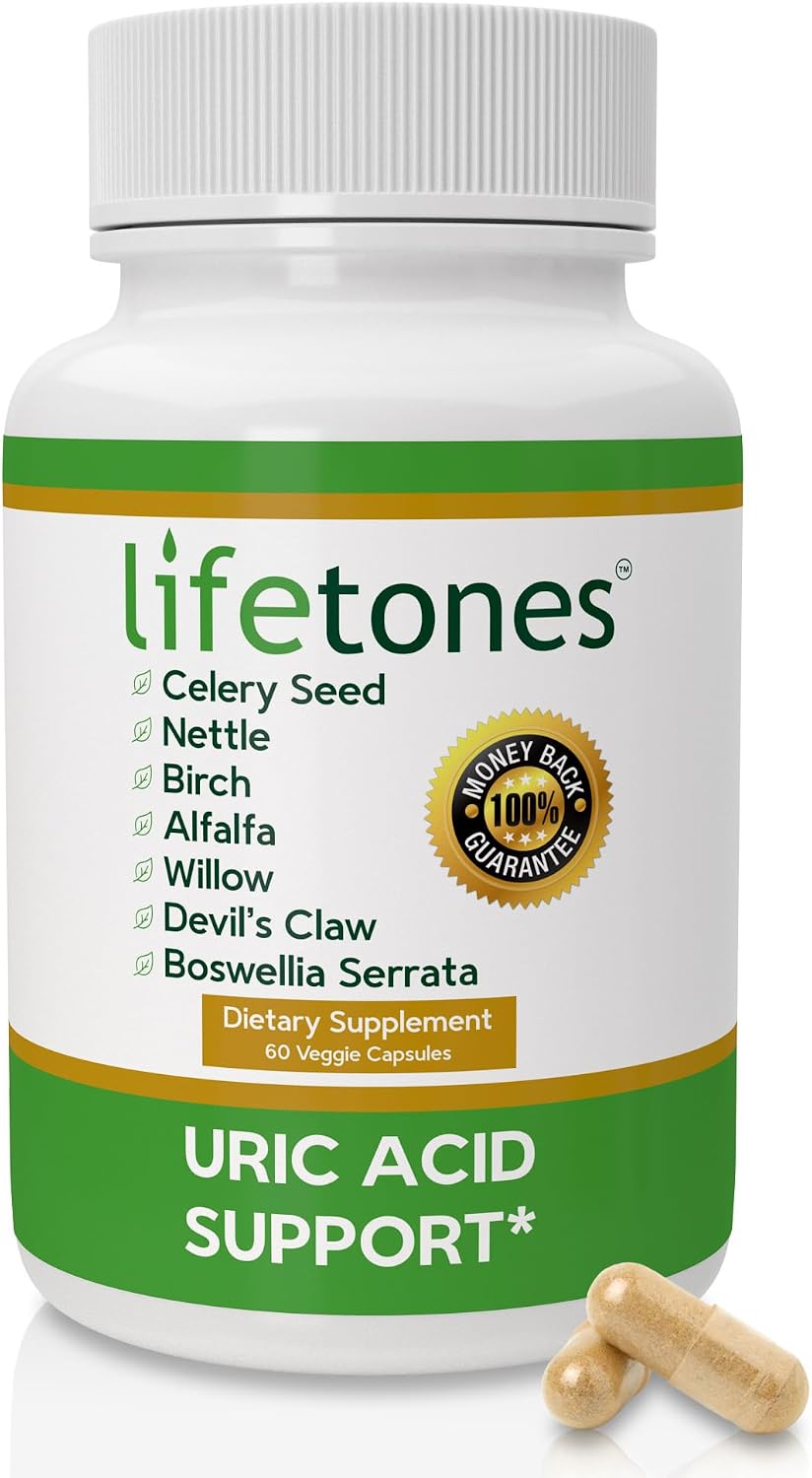 Life Tones Uric Acid Cleanse & Support Supplement – 60 Vegan Capsules - görsel 1