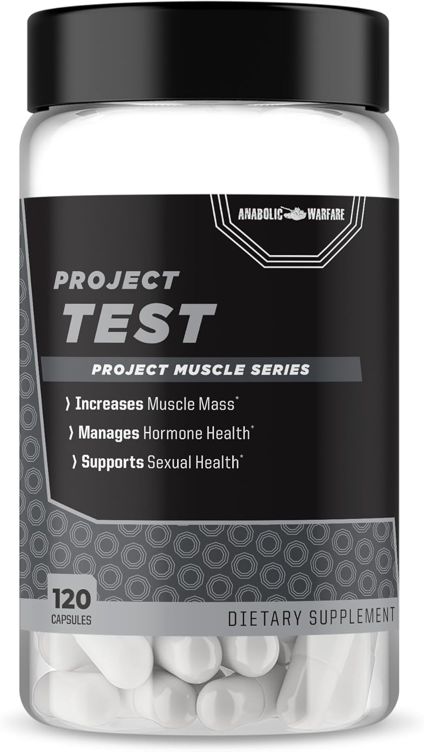 Anabolic Warfare Project Test - Testosterone Support Supplement with Botanicals - görsel 1
