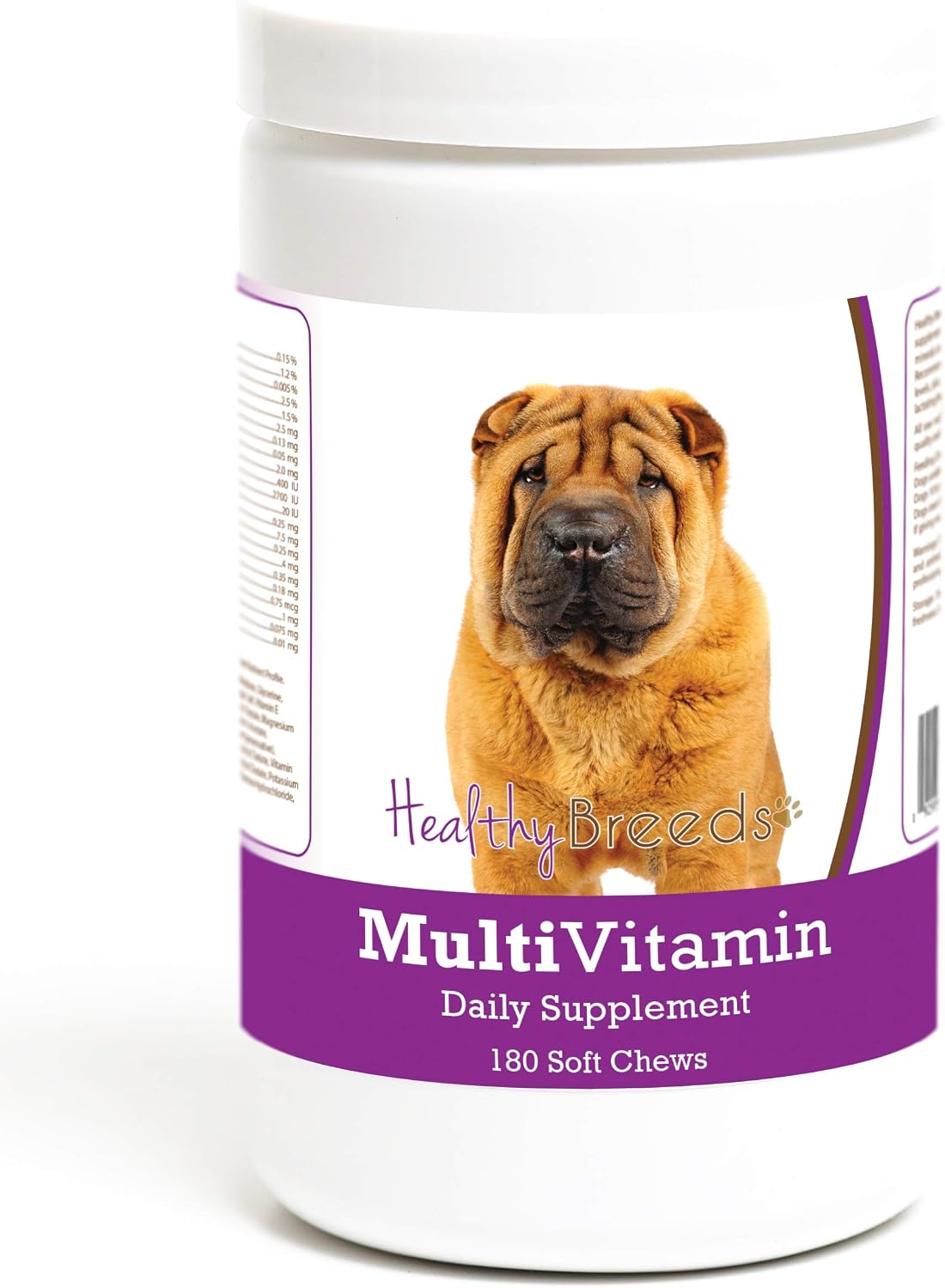 Healthy Breeds Chinese Shar Pei Multivitamin Soft Chew for Dogs 180 Count - görsel 1