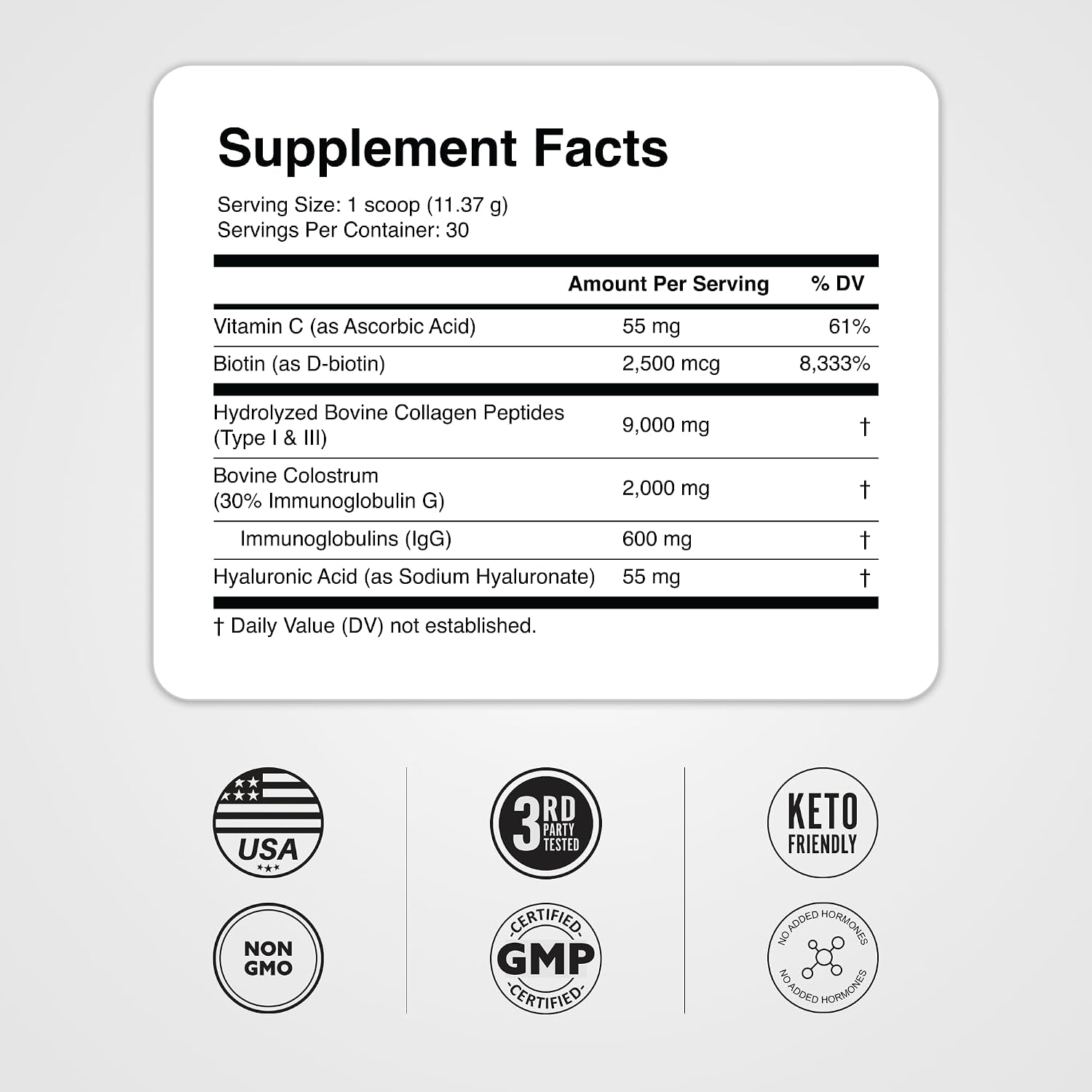 Simply Basically Bovine Colostrum Powder + Collagen Peptides - görsel 7