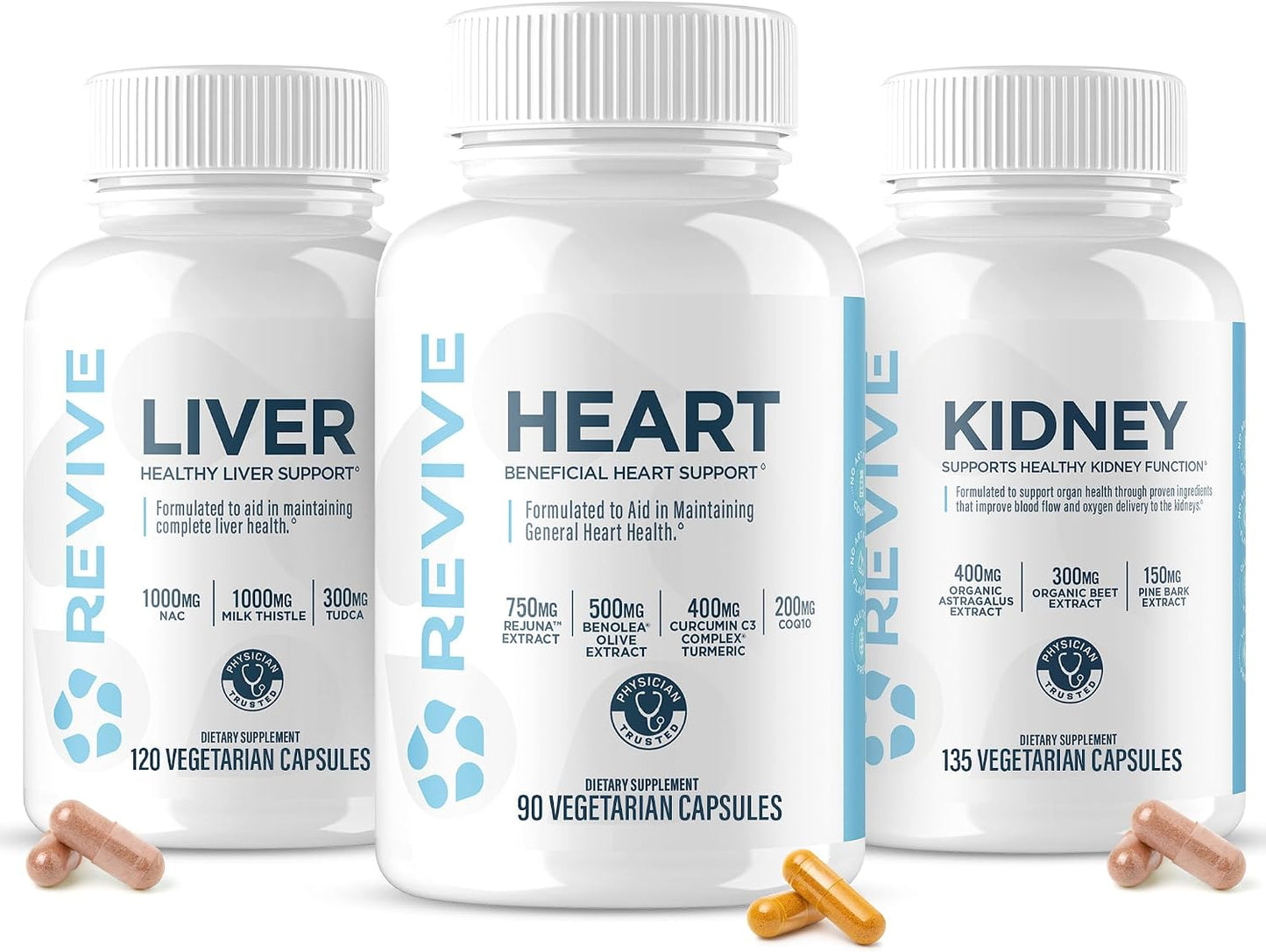 Revive MD Organ Health Bundle – Heart, Kidney & Liver Support - görsel 1