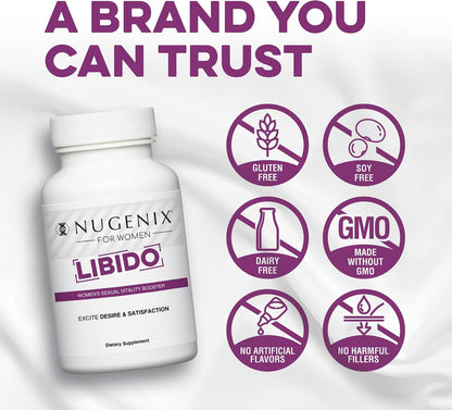Nugenix Women's Libido Booster Supplement, 60 Capsules