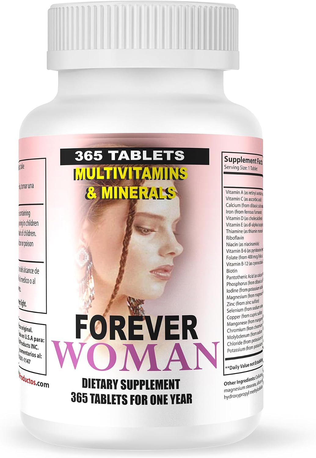 Nutrisalud Forever Woman Multivitamin – 365 Tablets (One Year's Supply) - görsel 1
