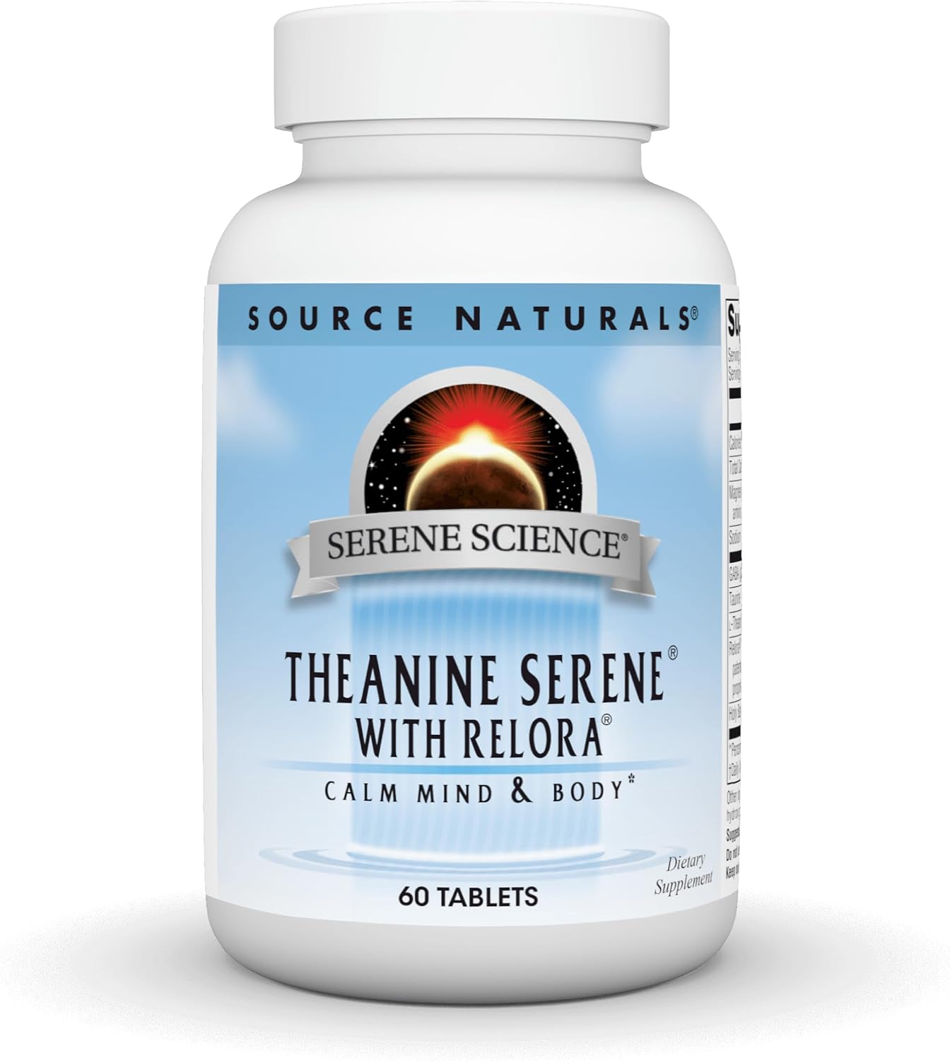 Source Naturals Serene Science Theanine Serene with Relora, 60 Tablets - görsel 1