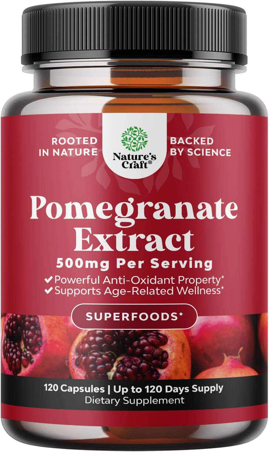 High Potency Pomegranate Extract Capsules - görsel 9