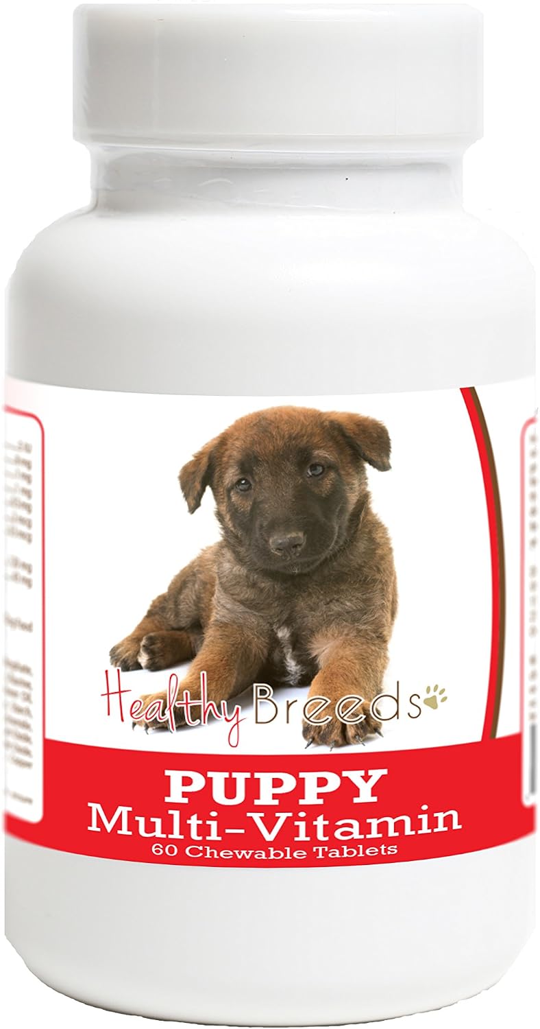 Healthy Breeds Belgian Sheepdog Puppy Dog Multivitamin Tablet 60 Count - görsel 1