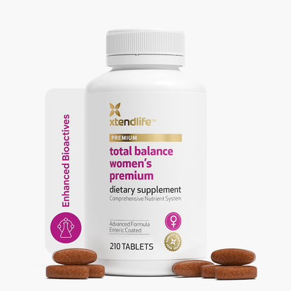 Xtendlife Total Balance Women's Multivitamin: 77 Nutrients for Immune, Heart, Digestive and Cellular Health - 30 Day Supply