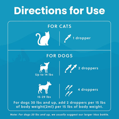 Wild Alaskan Salmon Oil for Cats & Small Dogs, Supports Skin, Coat, Joint & Overall Wellbeing, Pure & Premium Alaskan Salmon Oil for Dogs & Cats with No Fillers, 60 ml
