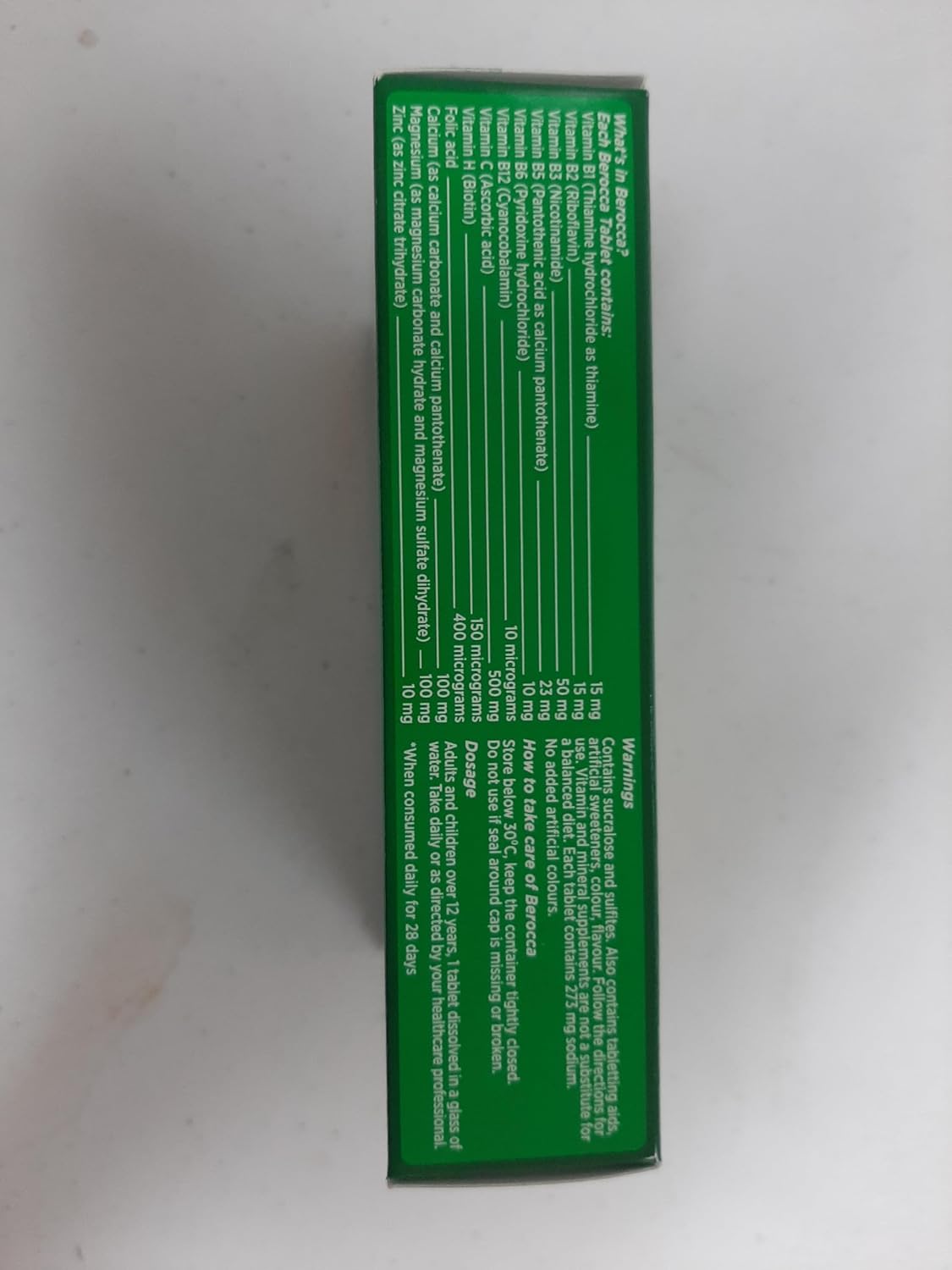 Berocca Energy Vitamin B & C Mango & Orange Flavour Effervescent Tablets, 45 Tablets - görsel 4