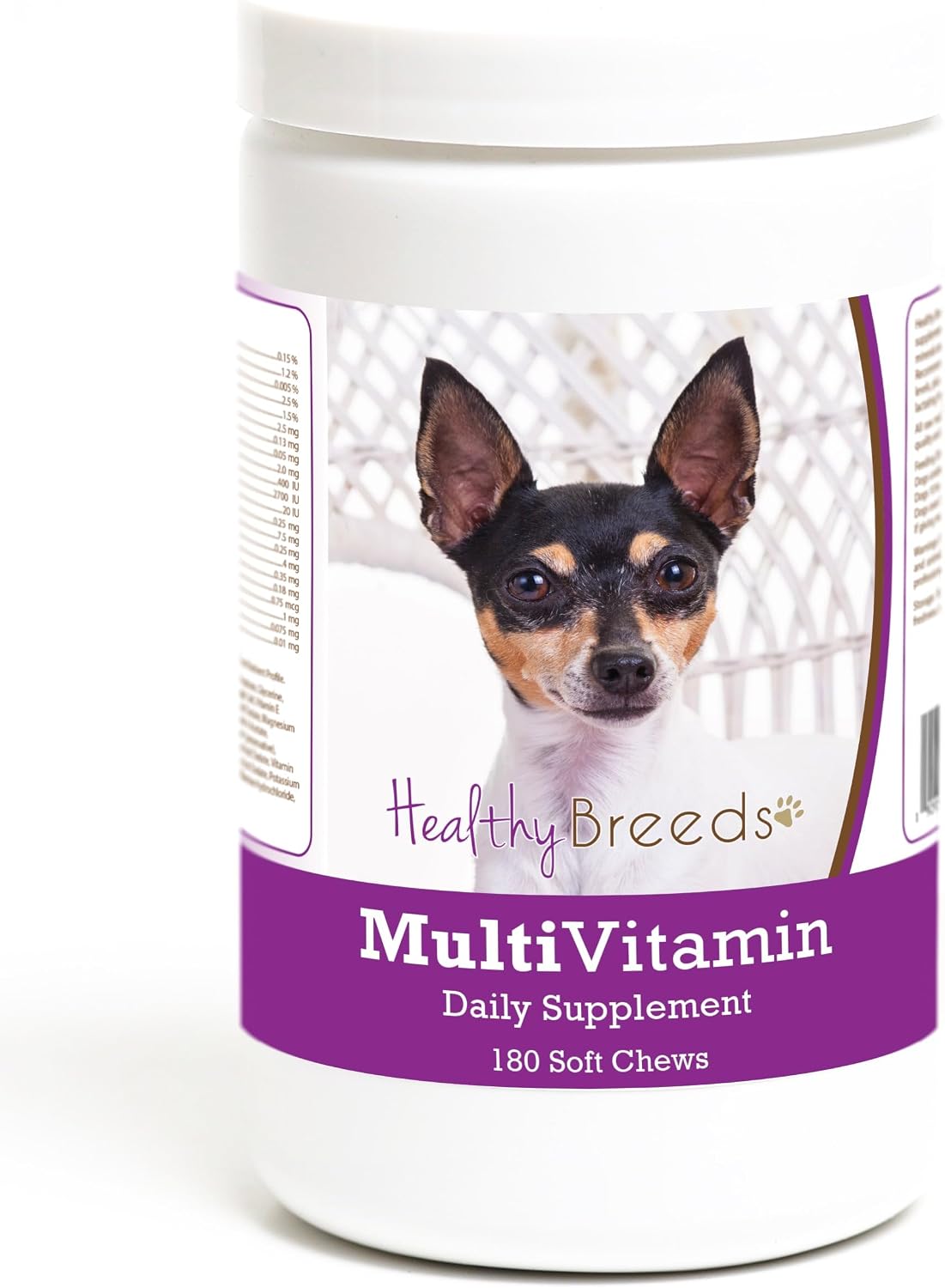 Healthy Breeds Toy Fox Terrier Multivitamin Soft Chew for Dogs 180 Count - görsel 1