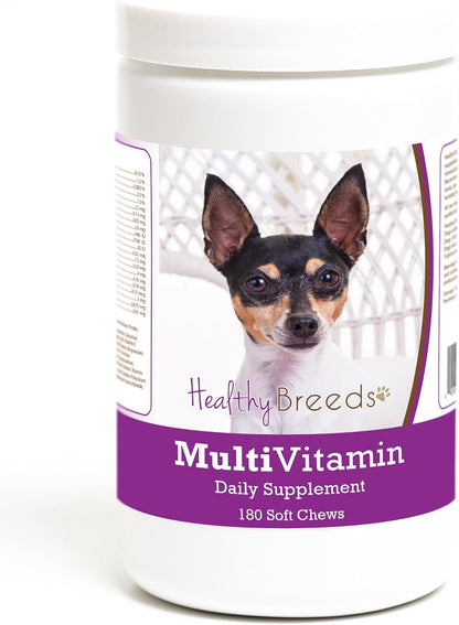 Healthy Breeds Toy Fox Terrier Multivitamin Soft Chew for Dogs 180 Count